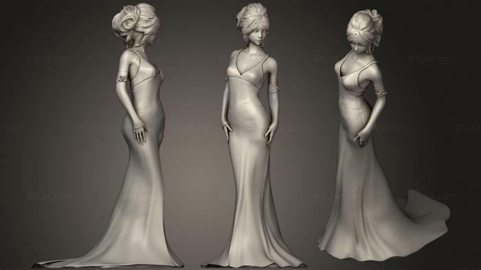 Figurines of girls (Sammy, STKGL_1429) 3D models for cnc